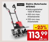 Elektro-Motorhacke MTE460 bei Netto Marken-Discount im Prospekt "" für 113,99 €