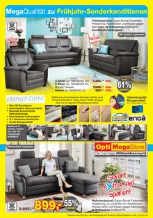 Sofa im aktuellen Opti-Megastore Prospekt (Bremen) Sofa im Opti-Megastore Prospekt "Hot Sommer Sale" mit 17 Seiten (Bremen)