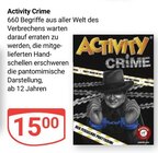 Activity Crime Angebote bei GLOBUS Zwickau für 15,00 €