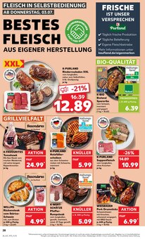 Grillfleisch im Kaufland Prospekt "KNÜLLER" mit 62 Seiten (Lübeck)