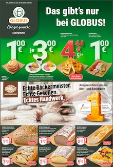 Brötchen im aktuellen GLOBUS Prospekt (Ludwigshafen (Rhein)) Brötchen im GLOBUS Prospekt "Aktuelle Angebote" mit 41 Seiten (Ludwigshafen (Rhein))
