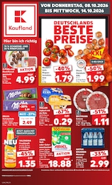 Kaufland Prospekt für Schweinfurt mit 70 Seiten Kaufland Prospekt für Schweinfurt: "Hier bin ich richtig", 70 Seiten, 08.10.2026 - 14.10.2026