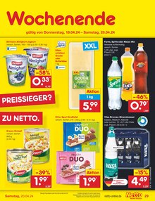 Coca Cola im Netto Marken-Discount Prospekt "Aktuelle Angebote" mit 49 Seiten (Lingen (Ems))