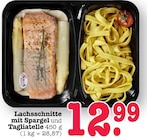 Lachsschnitte mit Spargel und Tagliatelle im Angebot bei E center in Ludwigshafen Lachsschnitte mit Spargel und Tagliatelle Angebote bei E center Ludwigshafen für 12,99 €