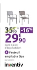 Promo Fauteuil empilable Oze à 29,90 € dans le catalogue Mr. Bricolage à Castres