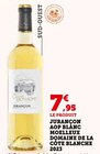 Jurançon AOP Blanc Moelleux 2023 à Super U dans Dieulivol