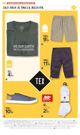 Chaussettes Angebote im Prospekt "TEX : les petits prix s'affichent" von Carrefour Market auf Seite 6
