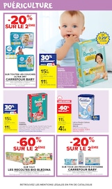 Promos Couches dans le catalogue "AU COEUR DU GOÛT" de Carrefour Market Couches en promo dans le catalogue Carrefour Market à la page 44