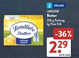 Butter im ALDI SÜD Prospekt Butter von Landliebe im aktuellen ALDI SÜD Prospekt für 2,29 €