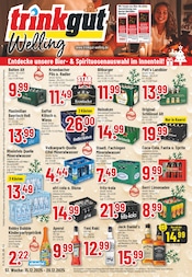 Trinkgut Getränkemärkte Prospekt der aktuellen Woche mit 26 Seiten, gültig von 15.12.2025 bis 20.12.2025, in Legden und Umgebung Aktueller Trinkgut Getränkemärkte Prospekt in Legden und Umgebung, "Aktuelle Angebote" mit 26 Seiten, 15.12.2025 - 20.12.2025