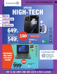 Prospectus E.Leclerc à Lucciana, "SPECIAL HIGH-TECH", 16 pages, 28/10/2025 - 08/11/2025