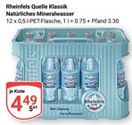 Klassik im Angebot bei GLOBUS in Krefeld Klassik Angebote von Rheinfels Quelle bei GLOBUS Krefeld für 4,49 €