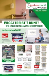C. J. Wigger KG hagebaumarkt Prospekt für Ahrensbök: "WIGGI TREIBT´S BUNT!", 2 Seiten, 11.10.2025 - 14.11.2025