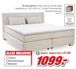 Möbel AS Stockach - Boxspringbett Romana Angebot im Prospekt Boxspringbett Romana bei Möbel AS im Stockach Prospekt für 1.099,00 €