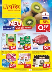 Aktueller Netto Marken-Discount Prospekt mit Bier, "Aktuelle Angebote", Seite 1