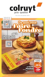 Fromage À Raclette Angebote im Prospekt "De quoi vous faire fondre" von Colruyt auf Seite 1