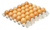30 oeufs frais Calibre S - Hmarket 30 oeufs frais Calibre S à 3,99 € dans le catalogue Hmarket