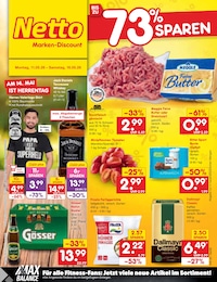 Gehacktes Angebot im aktuellen Netto Marken-Discount Prospekt auf Seite 1