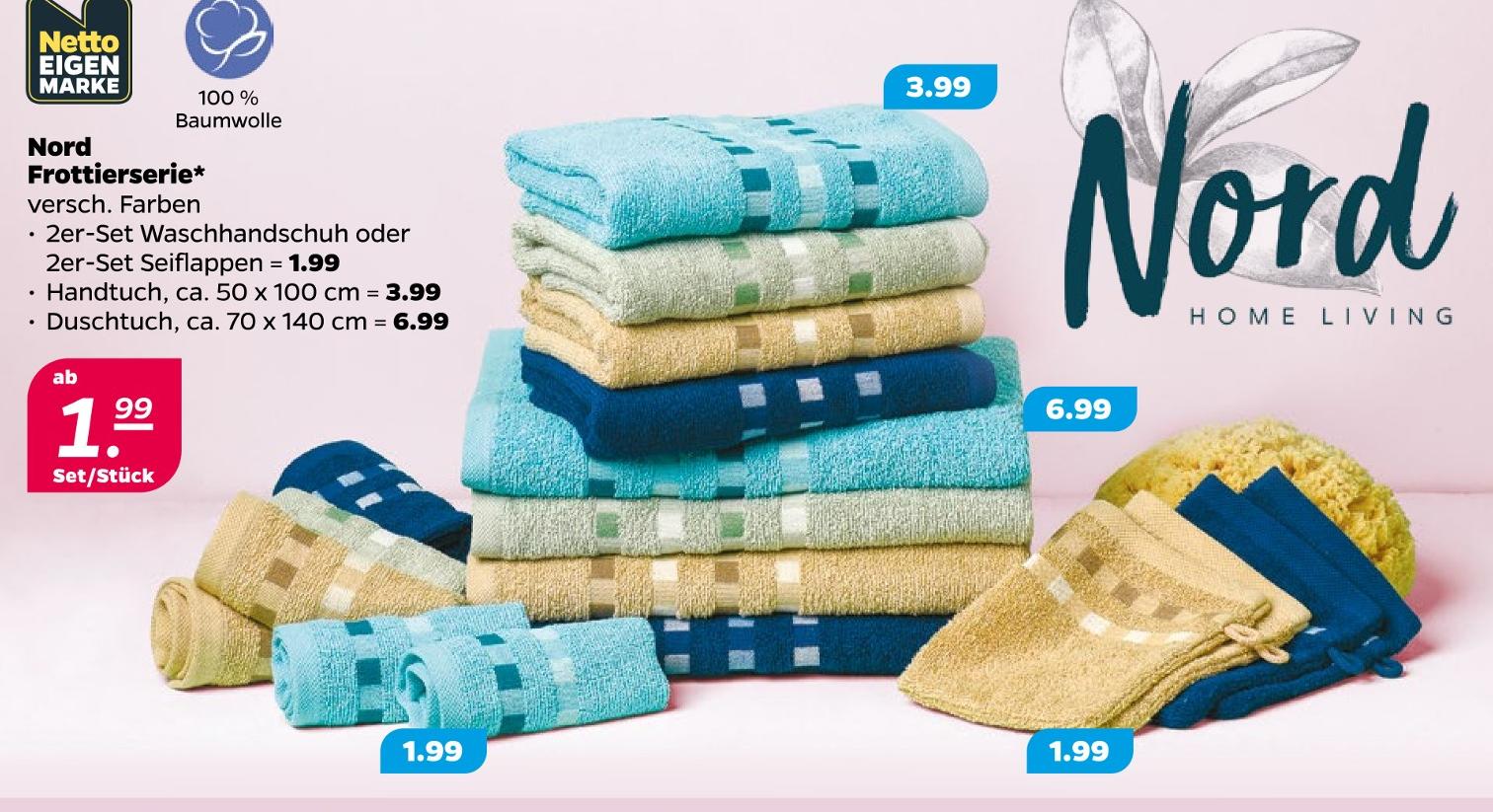 Nord Frottierserie Duschtuch