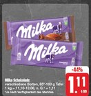 Schokolade im Angebot bei EDEKA in Plauen Schokolade Angebote von Milka bei EDEKA Plauen für 1,11 €