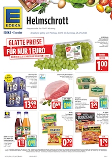 Prospekt der Woche "Wir lieben Lebensmittel!" Seite 1, 21.09.2026 bis 26.09.2026 für Nürnberg Aktueller Prospekt "Wir lieben Lebensmittel!" Seite 1 von 38 Seiten für Nürnberg