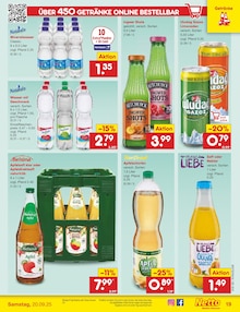 Saft im Netto Marken-Discount Prospekt "Aktuelle Angebote" mit 60 Seiten (Krefeld)