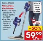 Aktuelles Akku-Zyklon-Staubsauger Angebot bei Netto Marken-Discount in Leverkusen ab 59,99 €