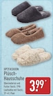 Plüsch-Hausschuhe Angebote von UP2FASHION bei ALDI Nord Detmold für 3,99 €