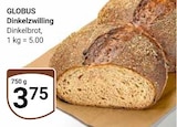 Dinkelzwilling Dinkelbrot im Angebot bei GLOBUS in Koblenz Dinkelzwilling Dinkelbrot Angebote von GLOBUS bei GLOBUS Koblenz für 3,75 €
