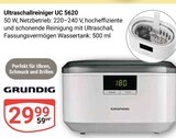 Aktuelle Haushaltskleingeräte Angebote bei GLOBUS in Mannheim Aktuelles Ultraschallreiniger UC 5620 Angebot bei GLOBUS in Mannheim ab 29,99 €