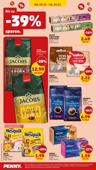 Nescafe im aktuellen Penny Prospekt (Wolfsburg) Nescafe im Penny Prospekt "Wer gĂĽnstig will, muss Penny." mit 41 Seiten (Wolfsburg)