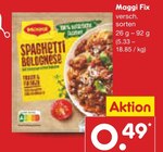 Fix Spaghetti Bolognese im Angebot bei Netto Marken-Discount in Schwerin Fix Spaghetti Bolognese Angebote von Maggi bei Netto Marken-Discount Schwerin für 0,49 €