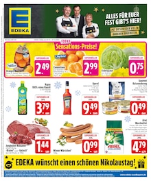 Waschmittel im EDEKA Prospekt "GROSSE WEIHNACHTS-VERLOSUNG" mit 30 Seiten (Augsburg)