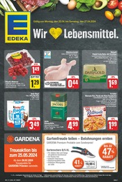 Aktueller nah und gut Supermärkte Prospekt für Bad Bocklet: Wir lieben Lebensmittel! mit 8} Seiten, 22.04.2024 - 27.04.2024