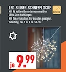LED-Silber-Schneeflocke bei Marktkauf im Münster Prospekt für 9,99 €