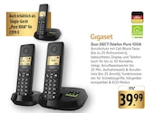 Duo-DECT-Telefon Pure 100A von Gigaset im aktuellen E center Prospekt