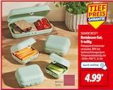 Brotbox-Set 5-teilig von SILVERCREST für 4,99 € bei Lidl im Angebot Brotbox-Set 5-teilig von SILVERCREST im aktuellen Lidl Prospekt