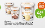 Aktuelles Schrozberger Milchbauern Bio-Eis Angebot bei tegut in Frankfurt (Main) ab 4,99 €