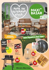 Salon De Jardin Angebote im Prospekt "POUR UN EXTÉRIEUR STYLÉ !" von Maxi Bazar auf Seite 1