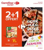 Catalogue Carrefour Market à La Chaussée-d'Ivry, avec 56 pages Prospectus Carrefour Market à La Chaussée-d'Ivry, "2+1 offert", 56 pages, 15/06/2021 - 27/06/2021