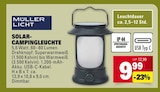 Solar-Campingleuchte im Angebot bei Marktkauf in Rottenburg Solar-Campingleuchte Angebote von Müller Licht bei Marktkauf Rottenburg für 9,99 €