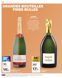 Prix et réduction Champagne dans le prospectus Carrefour Market en cours Offre Champagne dans le catalogue Carrefour Market du moment à la page 80