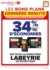 Prospectus Carrefour Market à Malo-les-Bains, "LES BONS PLANS : DERNIÈRE MINUTE", 5 pages de promos valables du 25/11/2024 au 10/12/2024