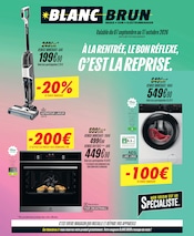 Prospectus Multimédia & Electroménager Blanc Brun en cours à Dinan et alentours, "À LA RENTRÉE, LE BON RÉFLEXE, C'EST LA REPRISE.", 8 pages, 07/09/2026 - 17/10/2026 Catalogue Multimédia & Electroménager Blanc Brun en cours à Dinan et alentours, "À LA RENTRÉE, LE BON RÉFLEXE, C'EST LA REPRISE.", 8 pages, 07/09/2026 - 17/10/2026