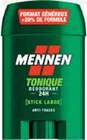 DÉODORANT STICK TONIQUE - MENNEN - Intermarché à Cannes DÉODORANT STICK TONIQUE - MENNEN en promo chez Intermarché Cannes à 1,47 €