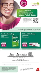 mea - meine apotheke Prospekt für Drochtersen mit 4 Seiten mea - meine apotheke Prospekt für Drochtersen: "Unsere August-Angebote", 4 Seiten, 01.08.2025 - 31.08.2025