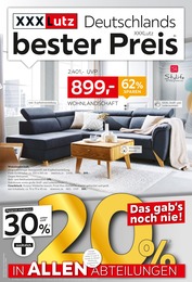 XXXLutz Möbelhäuser Prospekt für Inden: Deutschlands bester Preis, 1 Seite, 23.01.2023 - 03.02.2023