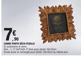 Promo Cadre photo déco feuille à 7,90 € dans le catalogue E.Leclerc à Gleizé