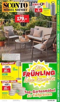 Sconto SB Prospekt Der Frühling kann kommen mit 4 Seiten