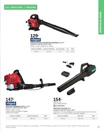 Offre Aspirateur Souffleur dans le catalogue E.Leclerc du moment à la page 21